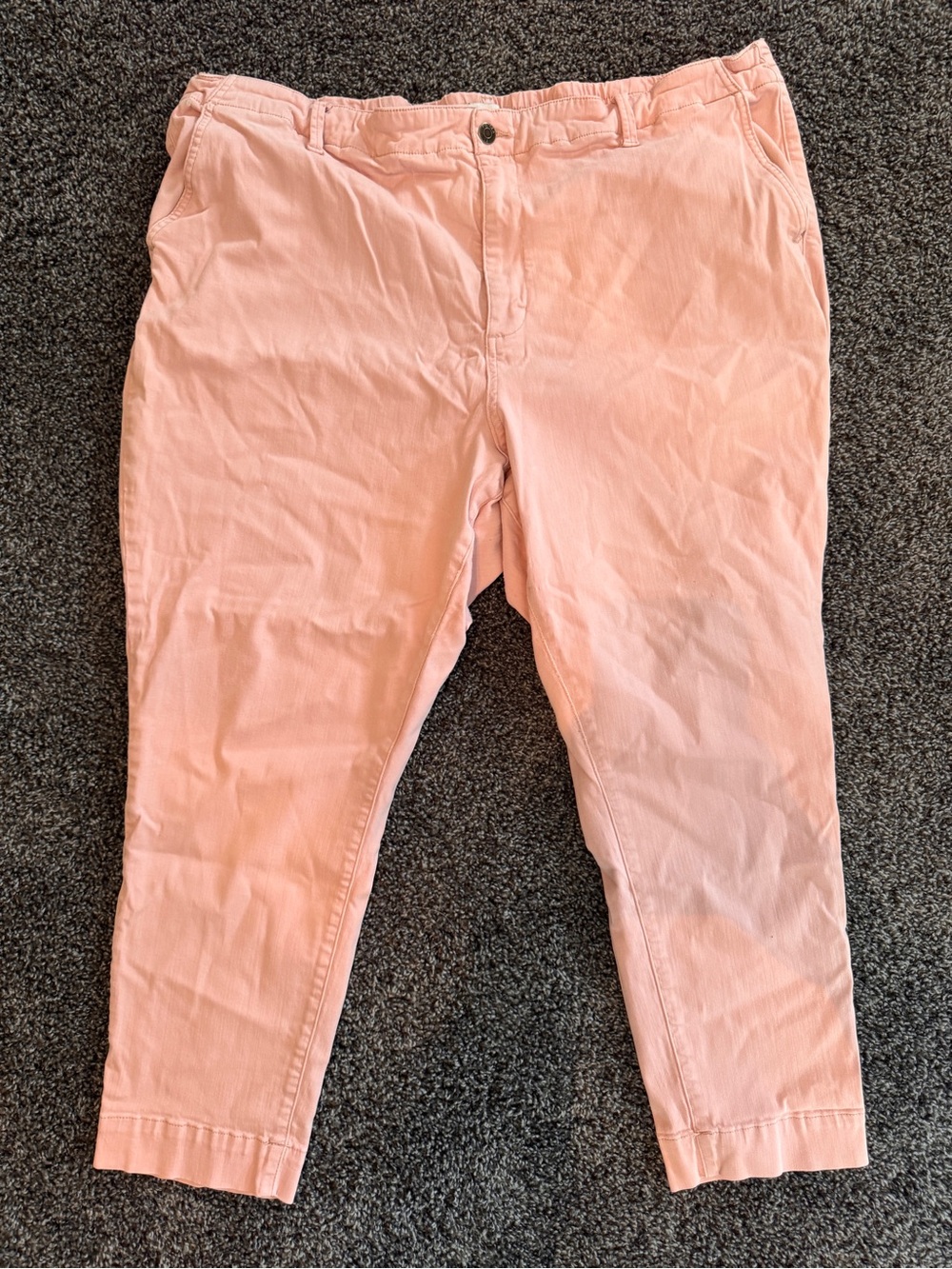 Pistola Soft Pink Ankle Crop Jeans, 24W